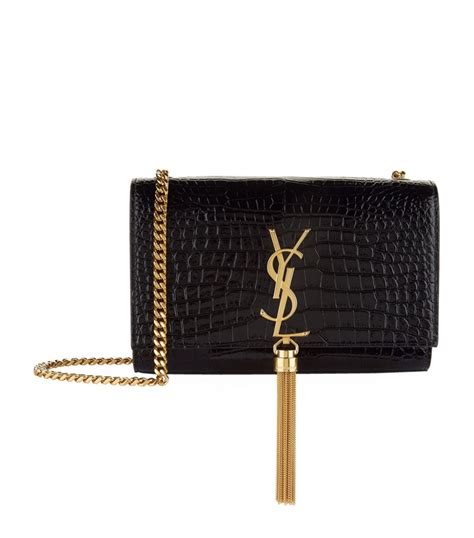 tassel ysl bag|ysl kate small tassel crocodile.